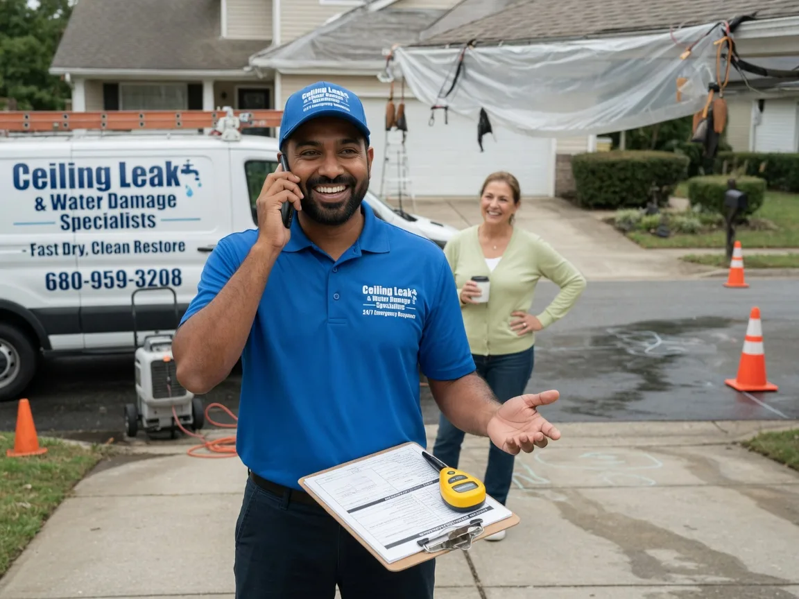 Ceiling Leak Cleanup Shiprock, NM FAQs
